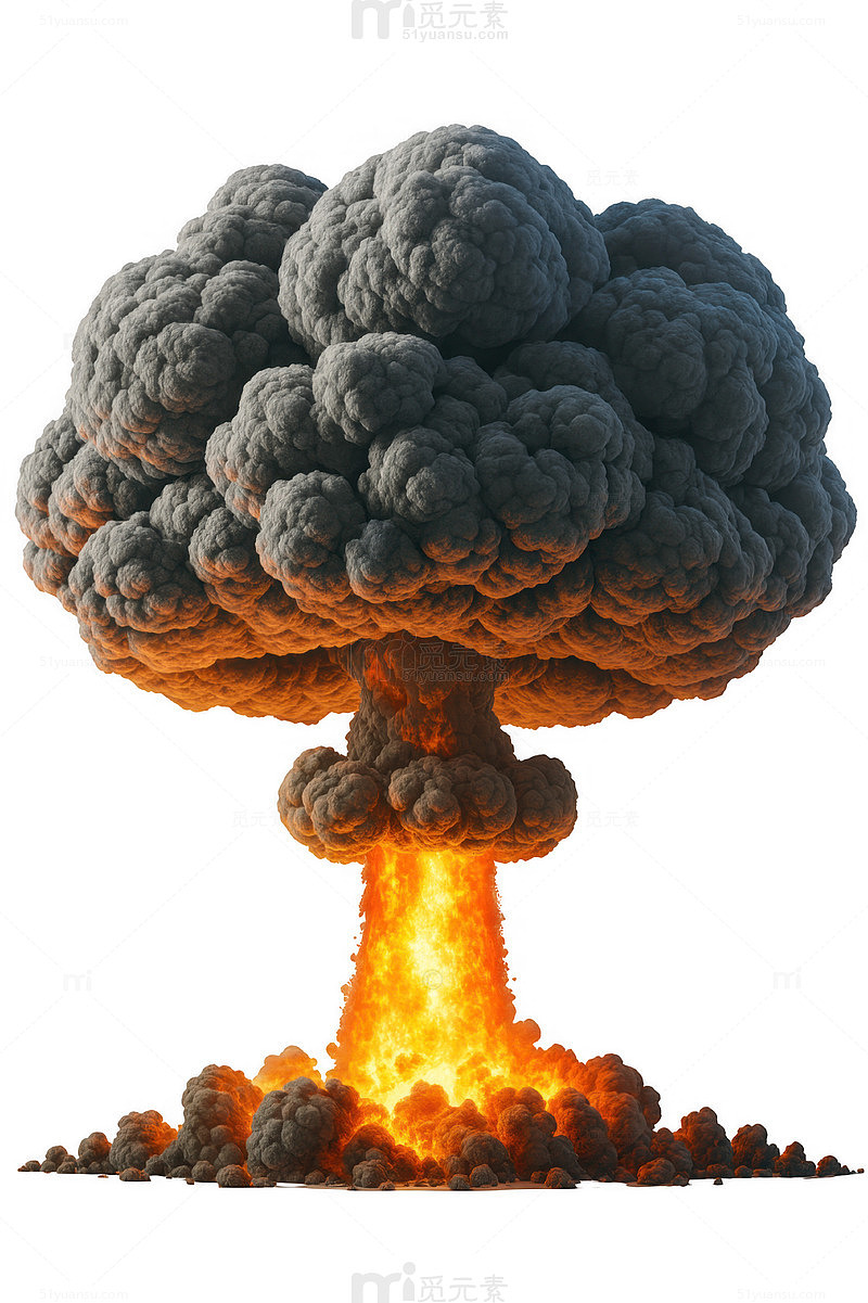 核武器导弹炸弹爆炸效果