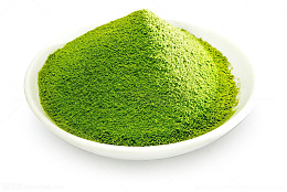 抹茶粉盘装特写