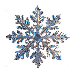 精致雪花图案设计素材