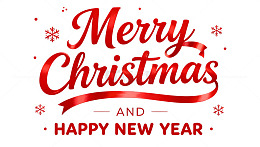 圣诞新年祝福艺术字设计素材