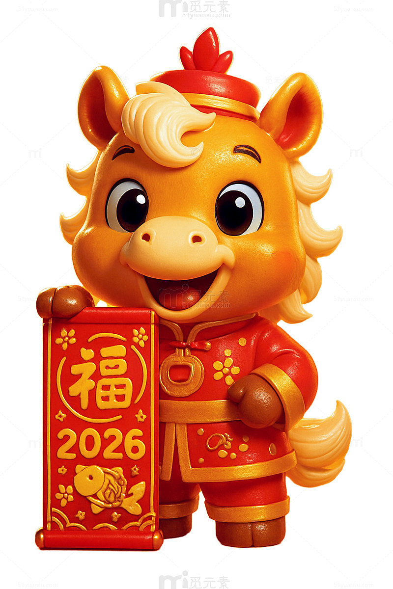 2026马年春节元旦元宵贺岁拜年元素30