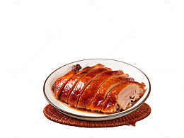 鸭肉饭烤鸭烧鸭烧鹅烧肉鸭腿卤鸭摆盘
