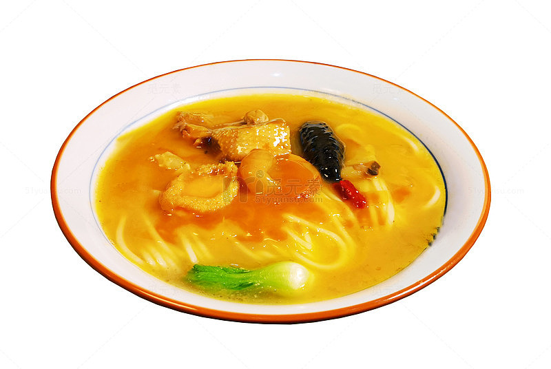 佛跳墙粉面早餐素材