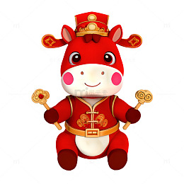 马年财神形象IP模型
