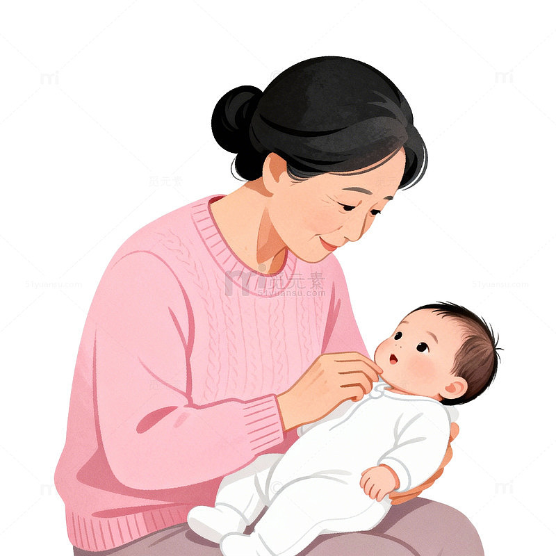 母亲温柔喂养怀中婴儿