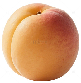 新鲜黄桃特写水果摄影