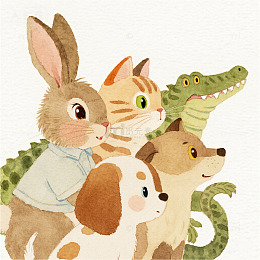 可爱治愈动物表情