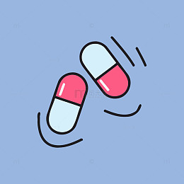 简约胶囊插画设计素材