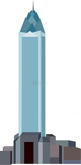 温州世界贸易中心插画