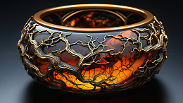 熔金炉纹显炽热神秘感