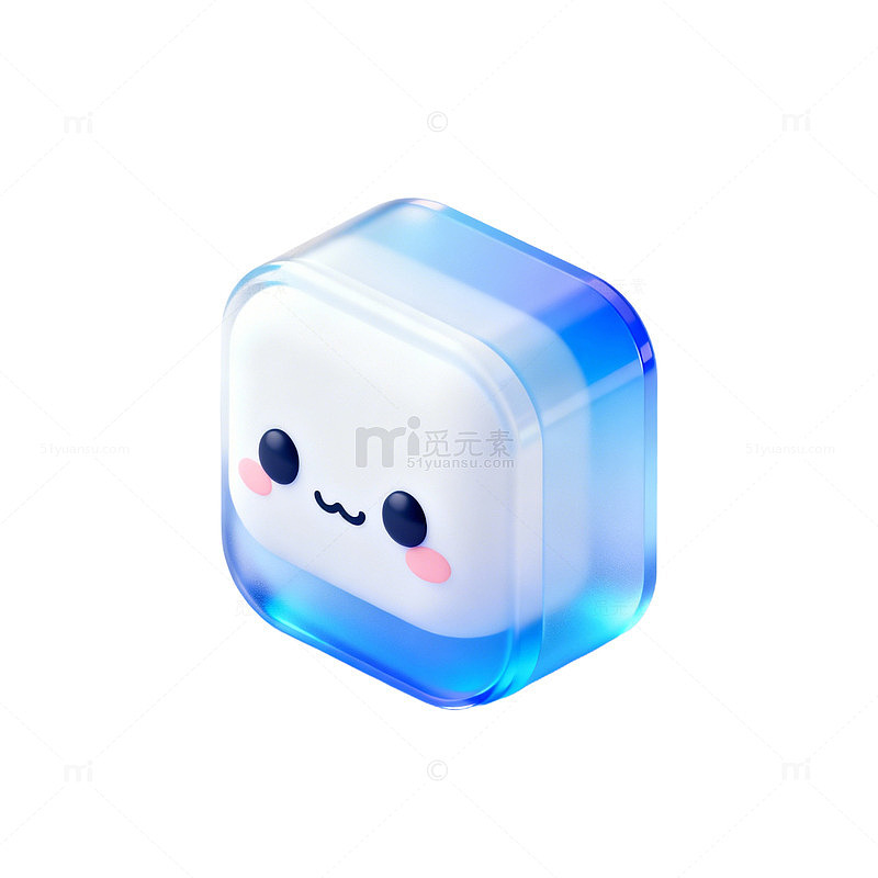可爱卡通魔方设计元素