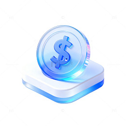 科技风金钱图标设计元素