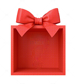 红色礼物盒盲盒