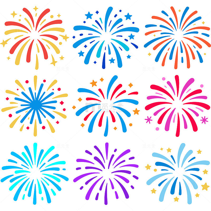 2026烟花矢量素材