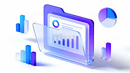 科技数据分析图表界面设计素材