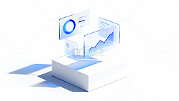 科技感数据展示图形设计