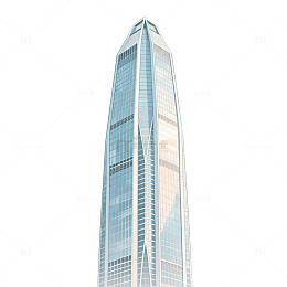 现代化摩天大楼建筑插画