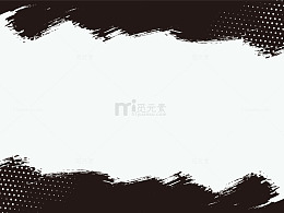 水墨边框简约背景设计素材