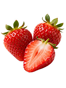 新鲜草莓特写展示图片