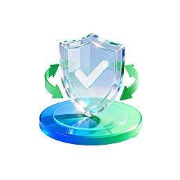 透明盾牌带对勾图标图片