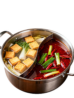 鸳鸯火锅：一锅双味麻辣鲜香