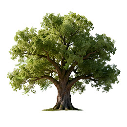 一棵枝繁叶茂的大树图片