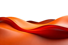 橙红波浪形抽象背景图片