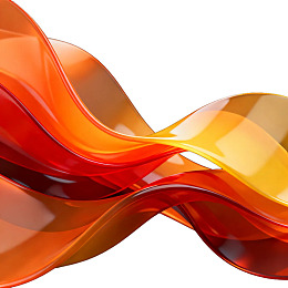 橙黄渐变流动抽象背景
