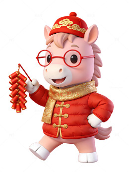 卡通马年春节贺图90