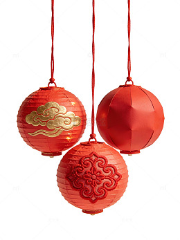 红金祥云灯笼08