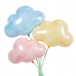 梦幻云彩气球装饰