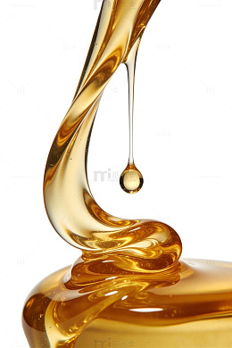 金黄液体流动光效20