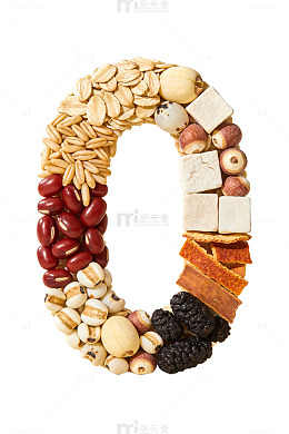 食材字母O创意
