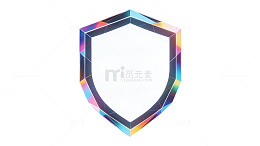 炫彩六边形盾牌63