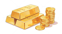 金色金条金币图标58