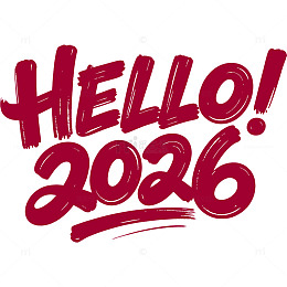 hello2026喜庆艺术字3