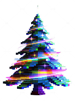 像素风圣诞树56