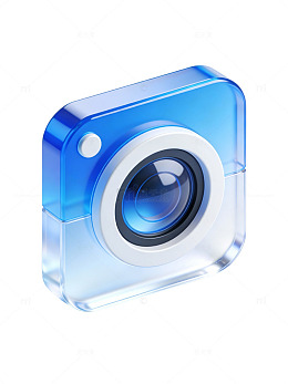 蓝色相机图标49