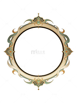 金色古典花纹边框24