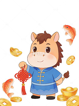 卡通马年春节图09