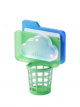 云存储垃圾桶图标24