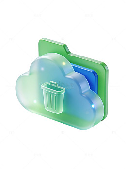 云存储垃圾桶图标11