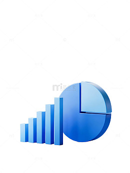 蓝色渐变几何图表79