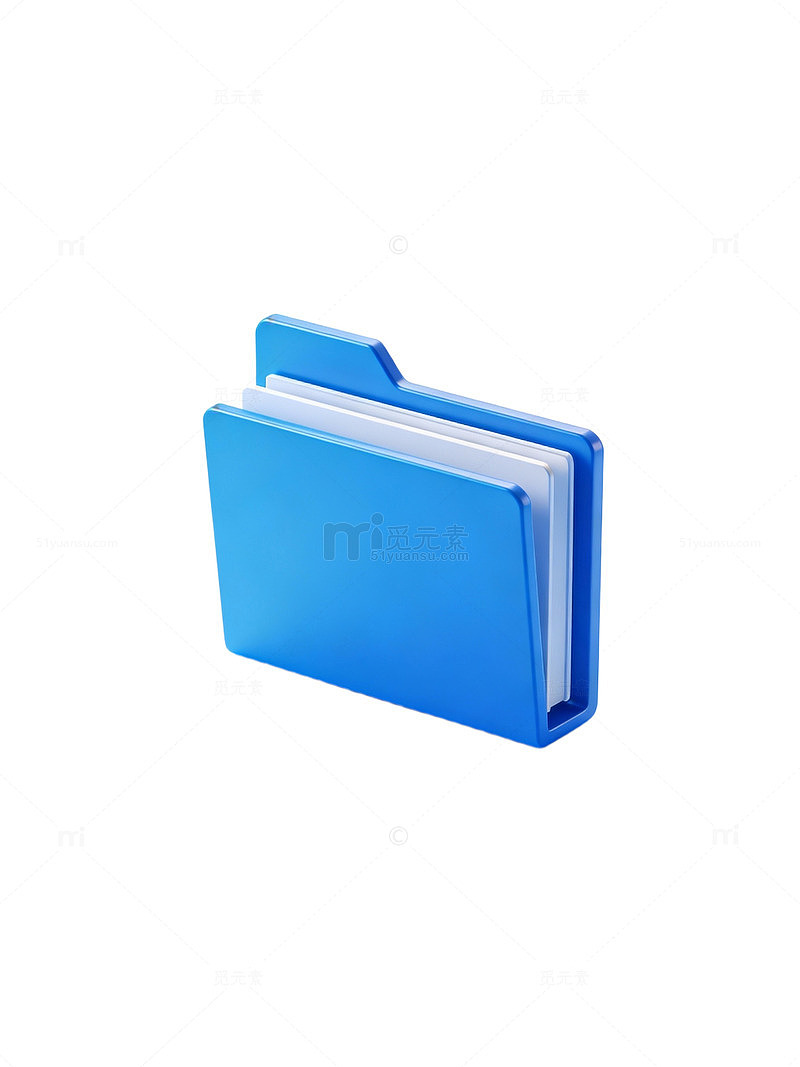 蓝色文件夹图标65