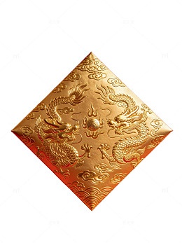 金色双龙祥云纹红包34