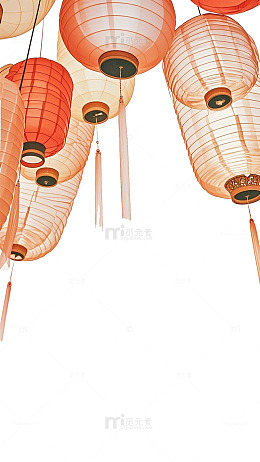 灯笼手绘节日喜庆