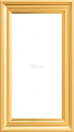 亮面金色轻奢立体画框