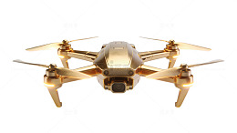 金色无人机特写32