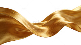 金色飘带光效背景68