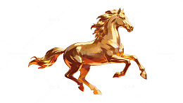金色骏马奔腾图36